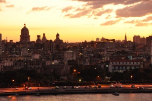 Havana sunset, Havana, Cuba